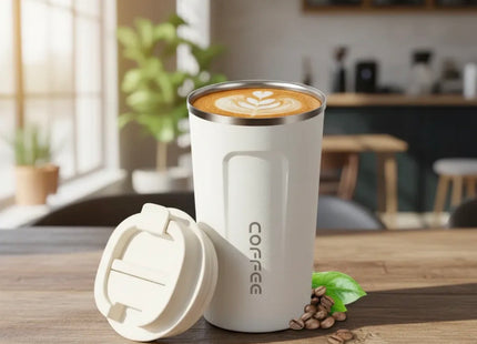 Vaso Térmico de Acero Inoxidable para Café 400 ml