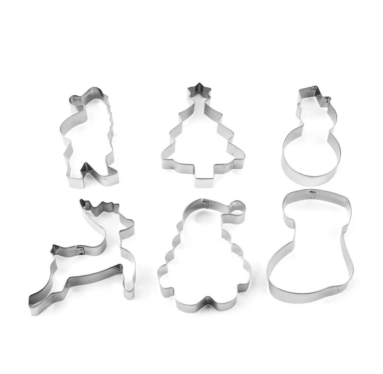 Set de Cortadores de Galletas de Navidad Repostería X6