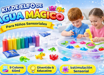 Kit De Elfo De Agua Mágico Niños Sensorial