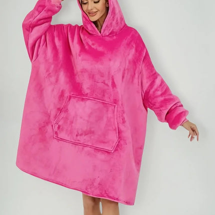 Manta Capucha Poleron De Invierno Sueter Sherpa Unisex