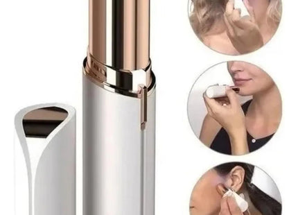 Depiladora Facial Removedor De Vello Sin Dolor Recargable Color Blanco