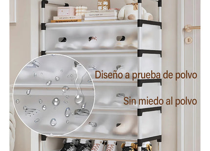 Zapateras modernas 6 Niveles 2 En 1 Armable muebles armables