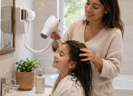 Secador de Pelo de Pared 1300W para Baño | Ideal Hotel, Hogar y Gimnasio – Bajo Ruido 220V