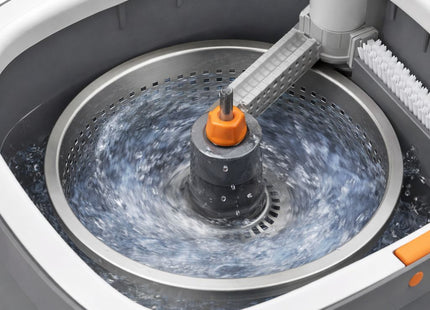 Mopa Giratoria 360° con Balde Centrifugador | Limpieza sin Esfuerzo y Secado Rápido